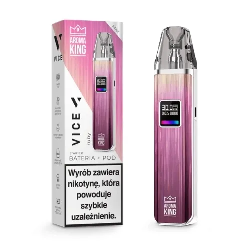 Aroma King Vice Ruby/Pink Bateria + POD