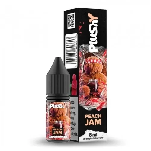  Liquid Plushy Salt 8ml 20mg Peach Jam