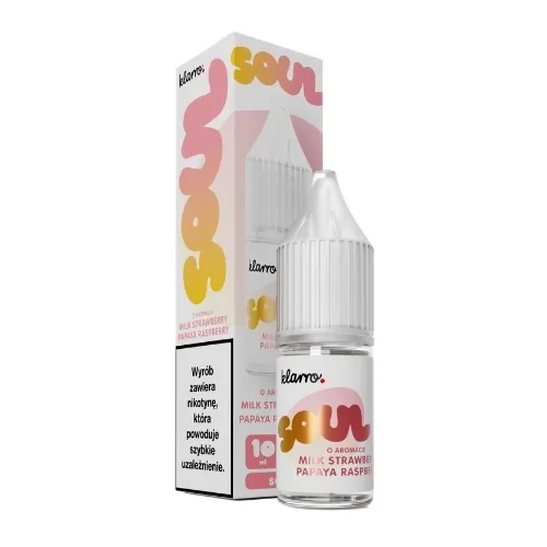 Liquid Klarro Soul Salt - Milk Strawberry Papaya Raspberry 20MG 10ML