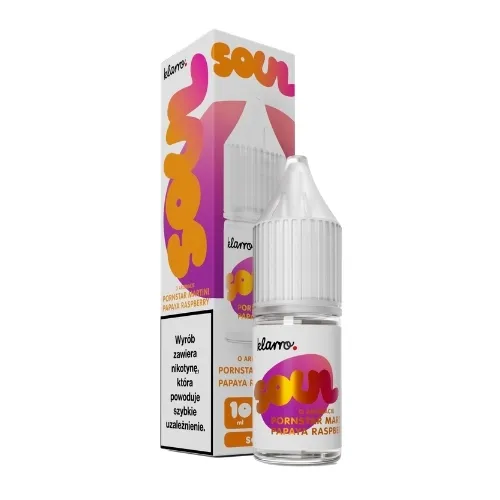 Liquid Klarro Soul Salt - Pornstar Martini Papaya Raspberry 20MG 10ML