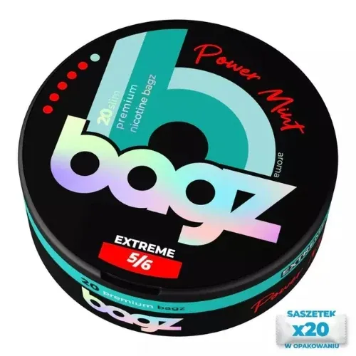 Saszetki nikotynowe BAGZ Power Mint 5/6