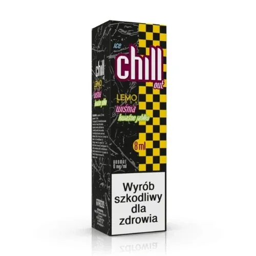 Longfill Chill Out 8ml - Lemoniada Wiśnia Kwaśne Jabłko Ice