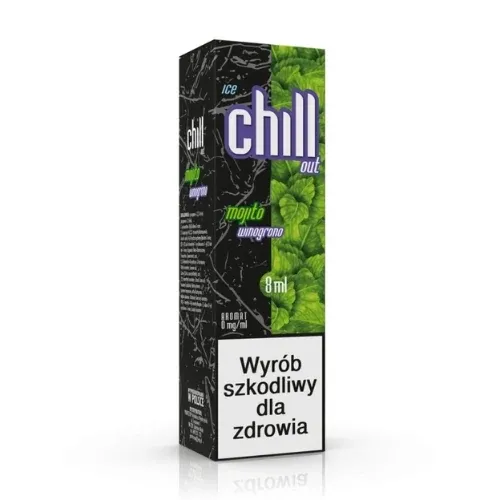 Longfill Chill Out 8ml - Mojito Winogrono Ice