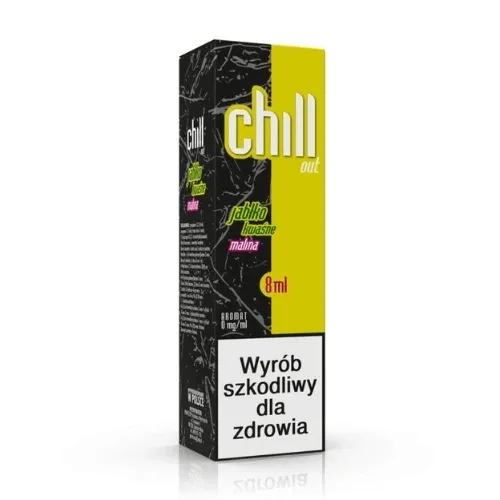 Longfill Chill Out 8ml - Jabłko Kwaśne Malina